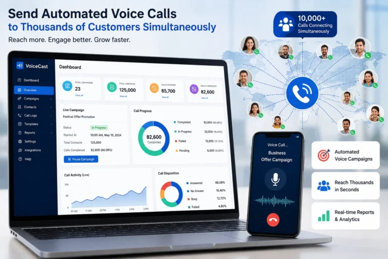 Voice Broadcasting OBD Services in Indore for Automated Customer Communication